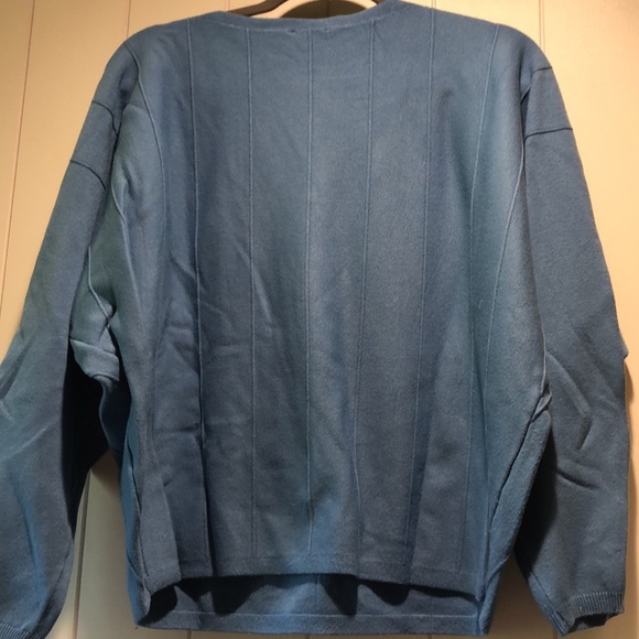 Vila Milano boatneck sweater dolman sleeve oversize comfort fit cornflower bl XL - Picture 4 of 7